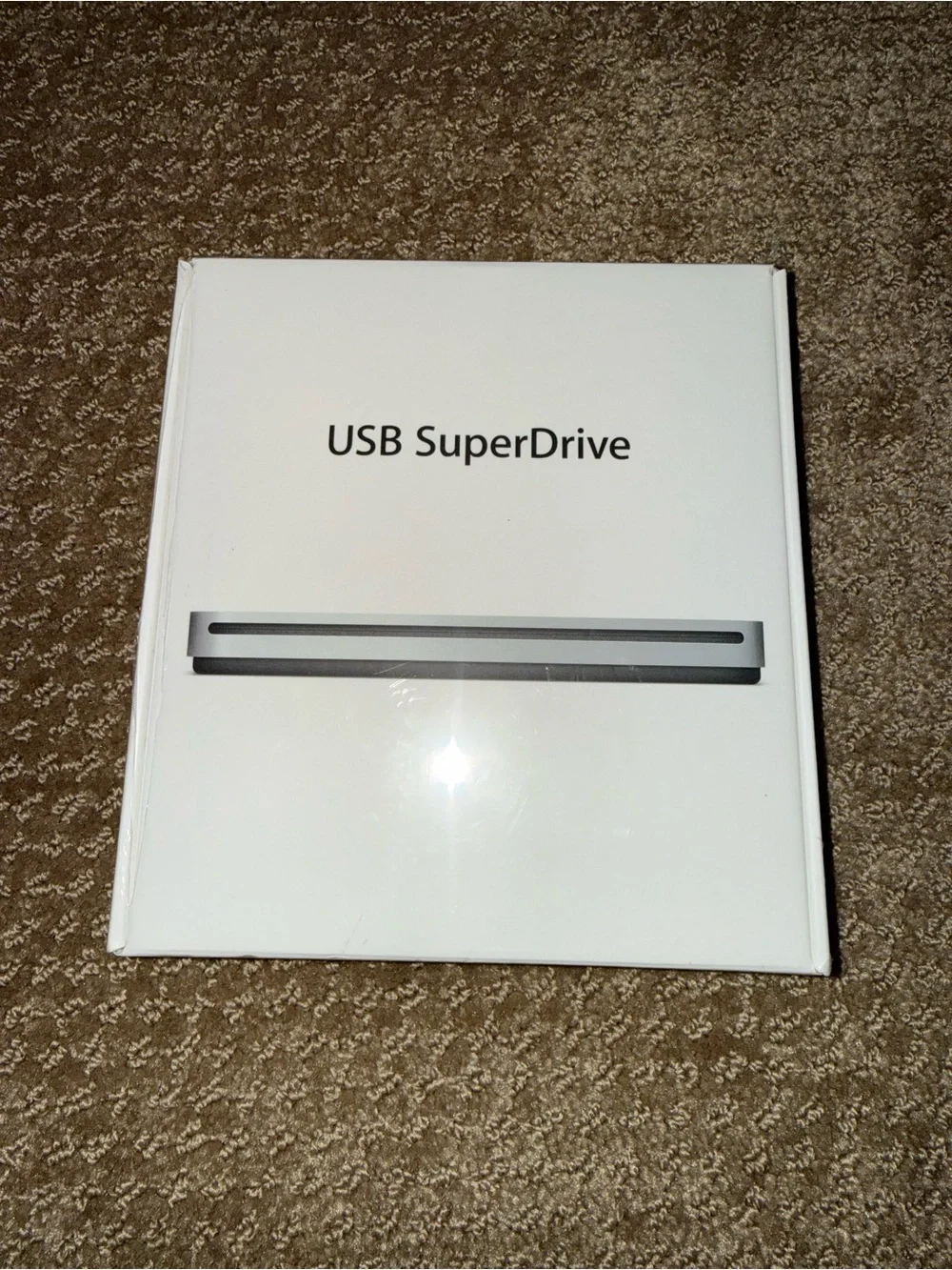 Apple USB SuperDrive External Optical Drive - White & Silver